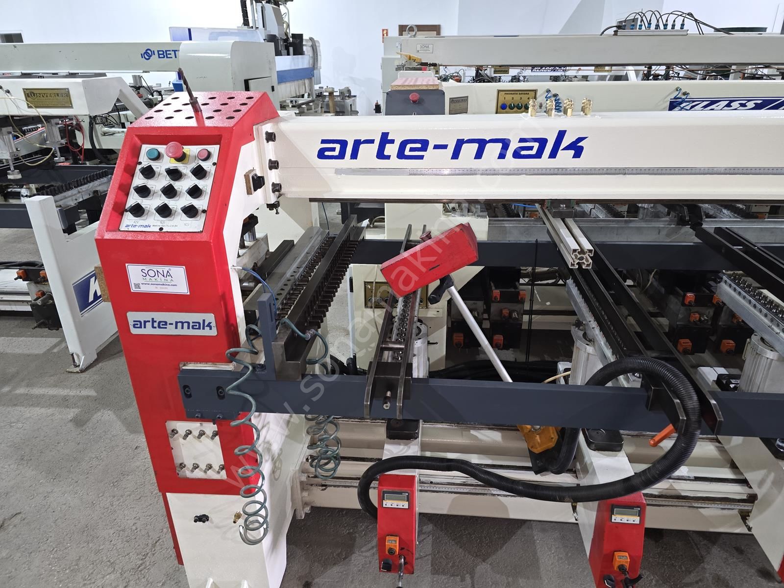 Artemak HCY 7-DK Çoklu Delik Makinesi 7 Kafa