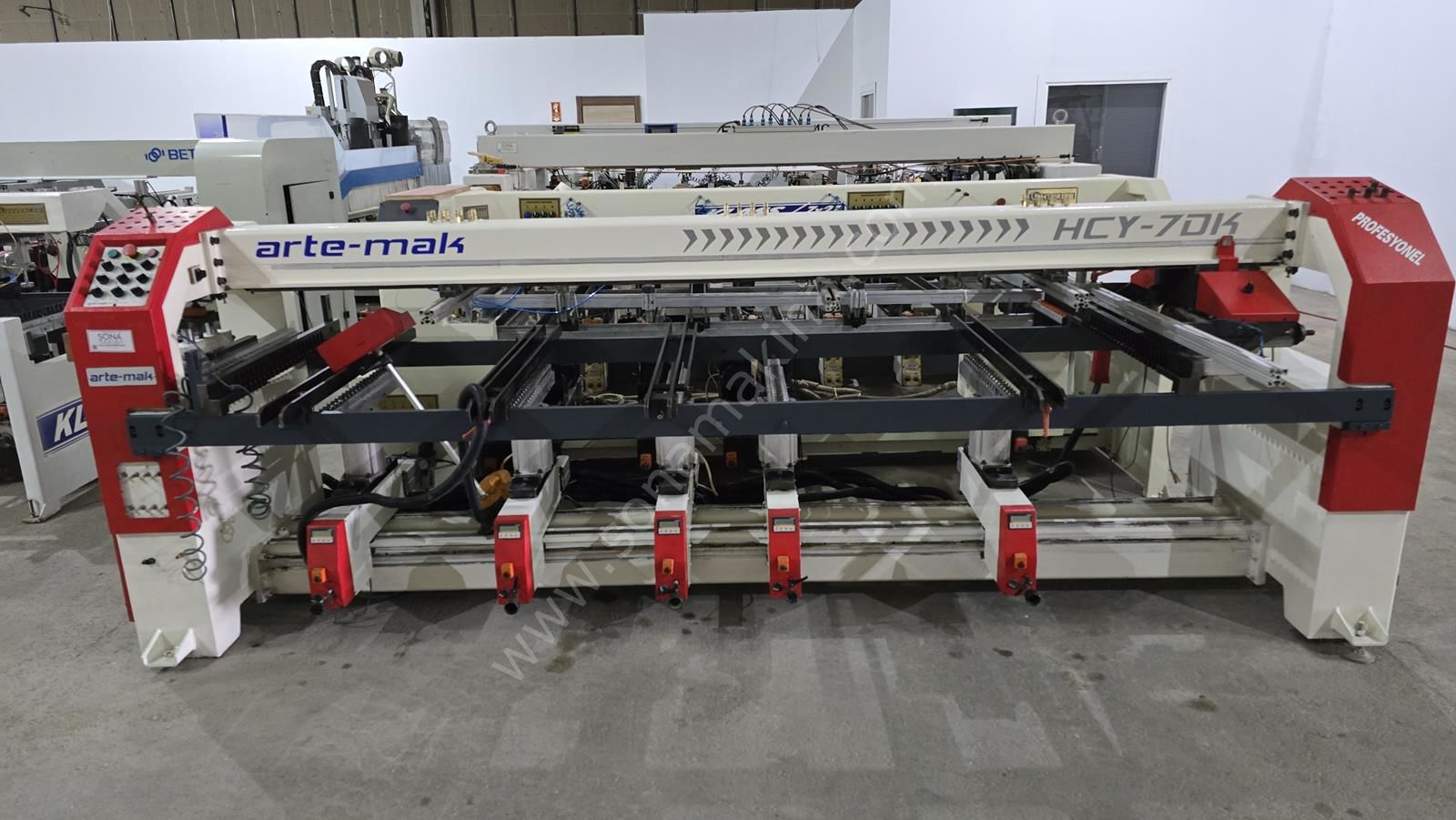 Artemak HCY 7-DK Çoklu Delik Makinesi 7 Kafa