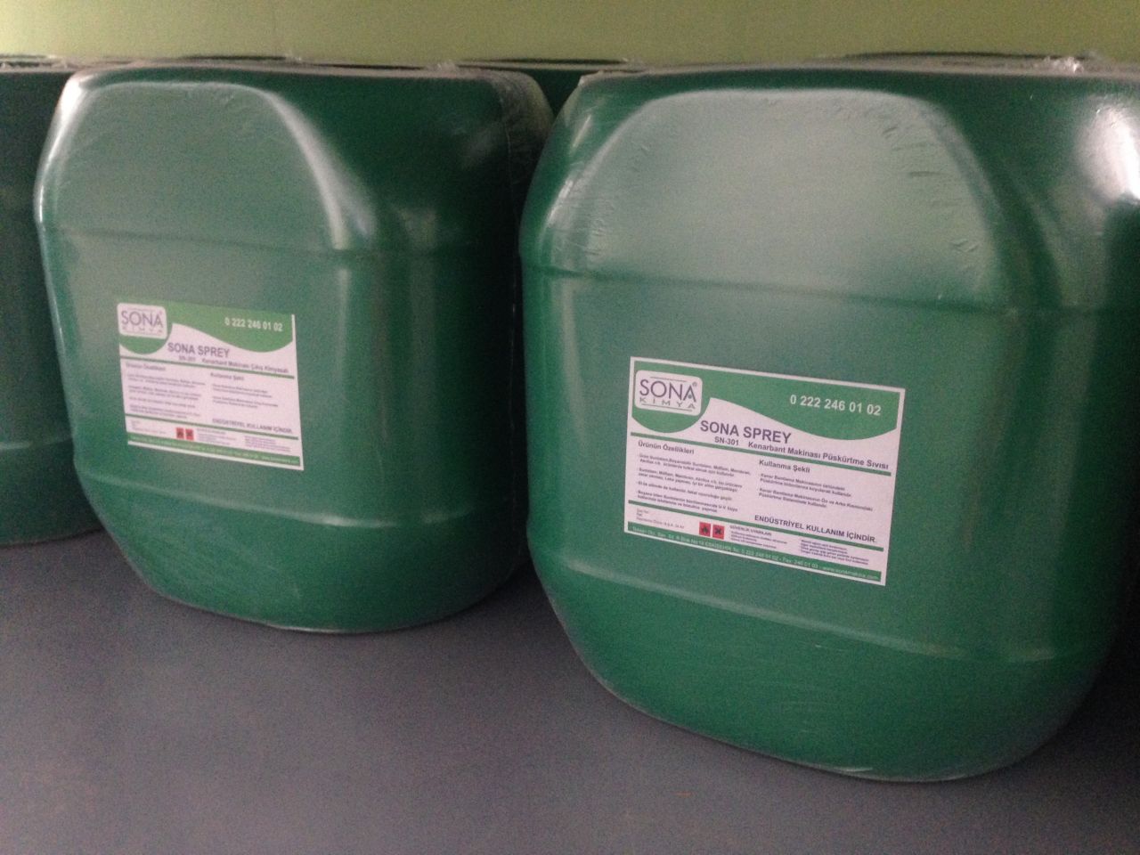 SN-301 Sona Sprey Bantlama Makinası Giriş-Çıkış Solventi