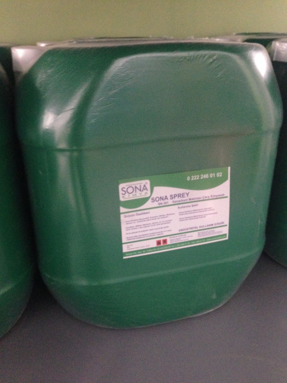 SN-301 Sona Sprey Bantlama Makinası Giriş-Çıkış Solventi