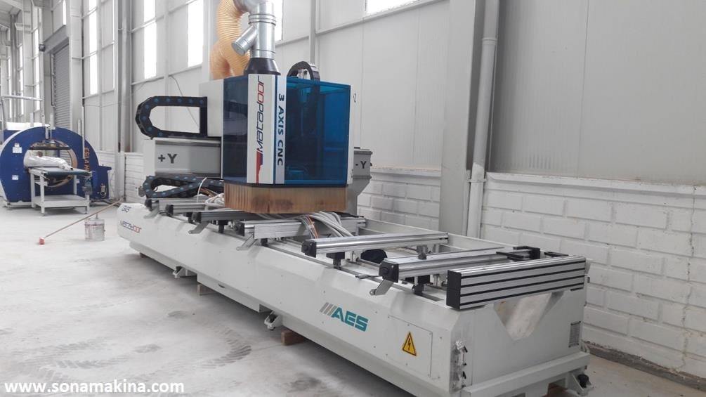 AES Matadoor 1345 Kapı Ebatlama Cnc (2012) Çok Az Kullanılmış.