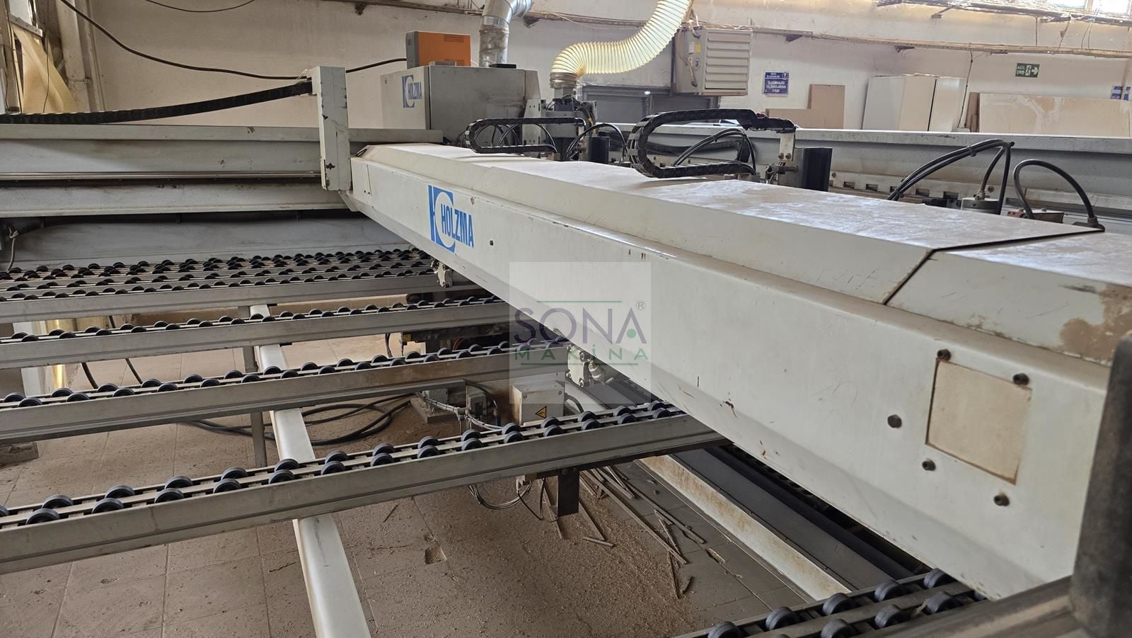 Holzma Optimat HPL 11/38/22 Asansörlü Panel Ebatlama Makinesi (1999)