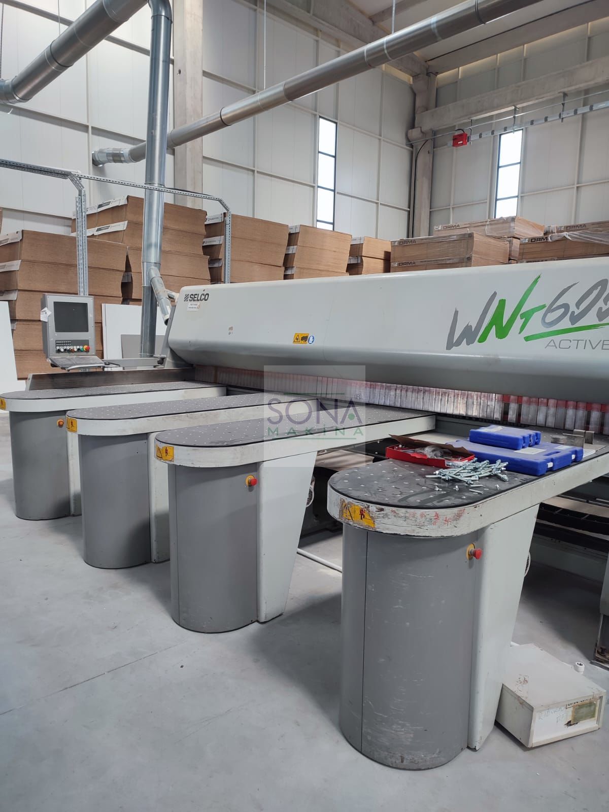 Biesse Selco WNT 600 Asansörlü Panel Ebatlama Makinesi (2008) İLK EL