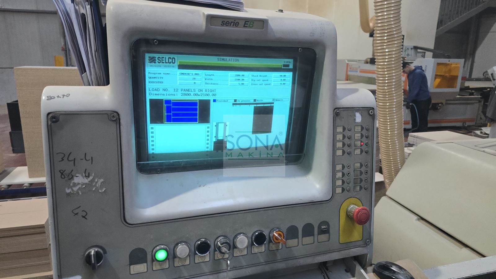 Biesse Selco EB 80 Panel Ebatlama Makinesi (2005) İLK EL