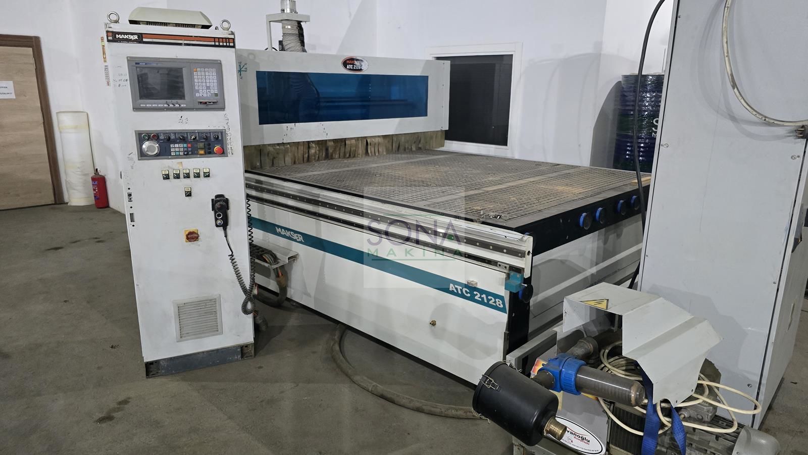 Makser 2128 Düz Tabla Cnc Makinesi (2014) İLK EL