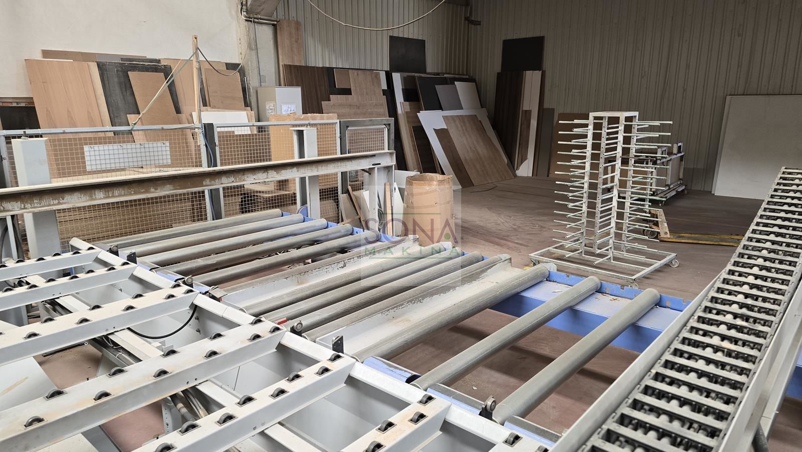 Holzma Optimat HPL 430/43/22 Asansörlü Ebatlama Makinesi (2011) İlk EL