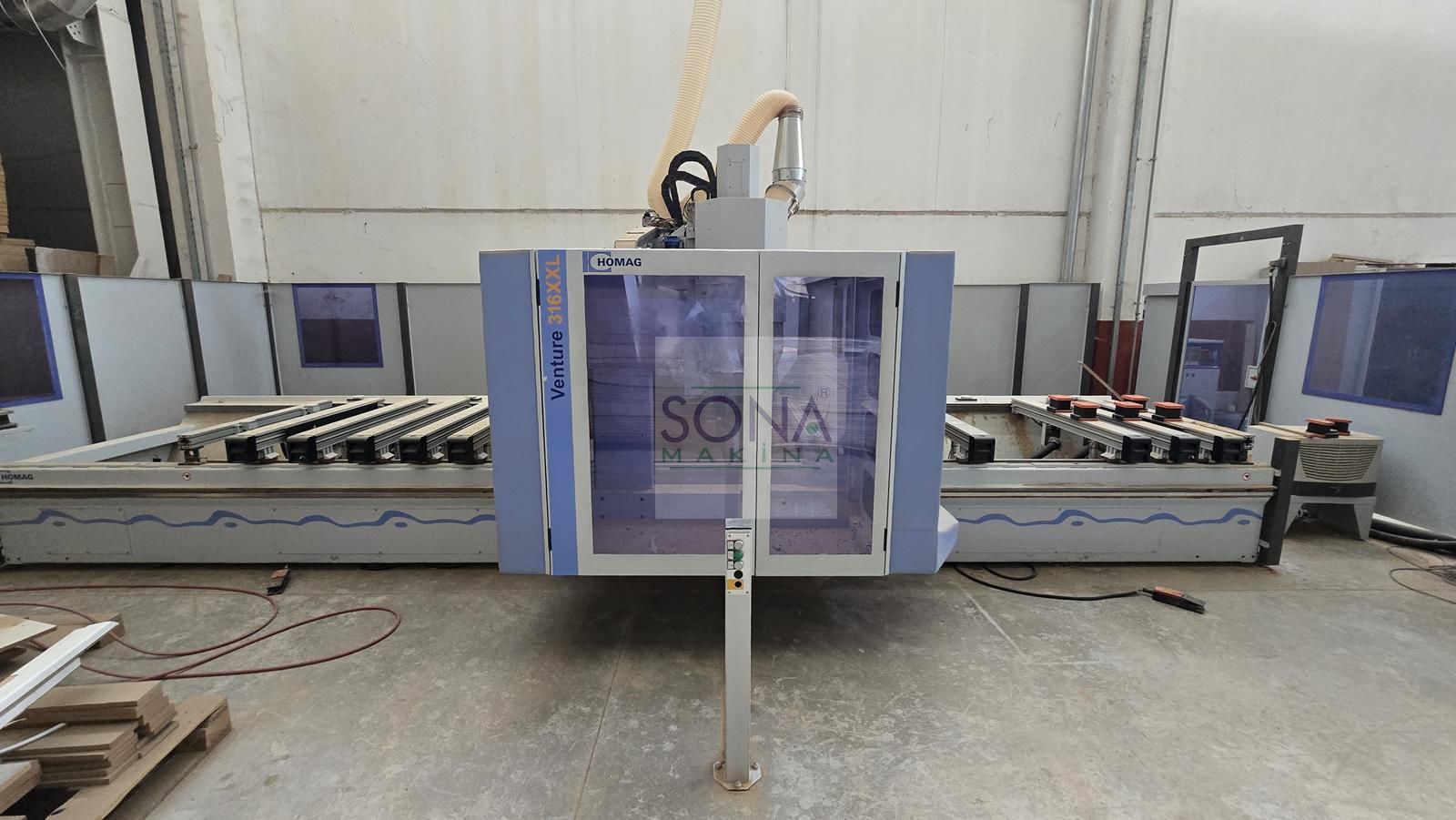 Homag Venture 316 XXL BMG 311  5 Eksen Cnc Makinesi (2014) İLK EL