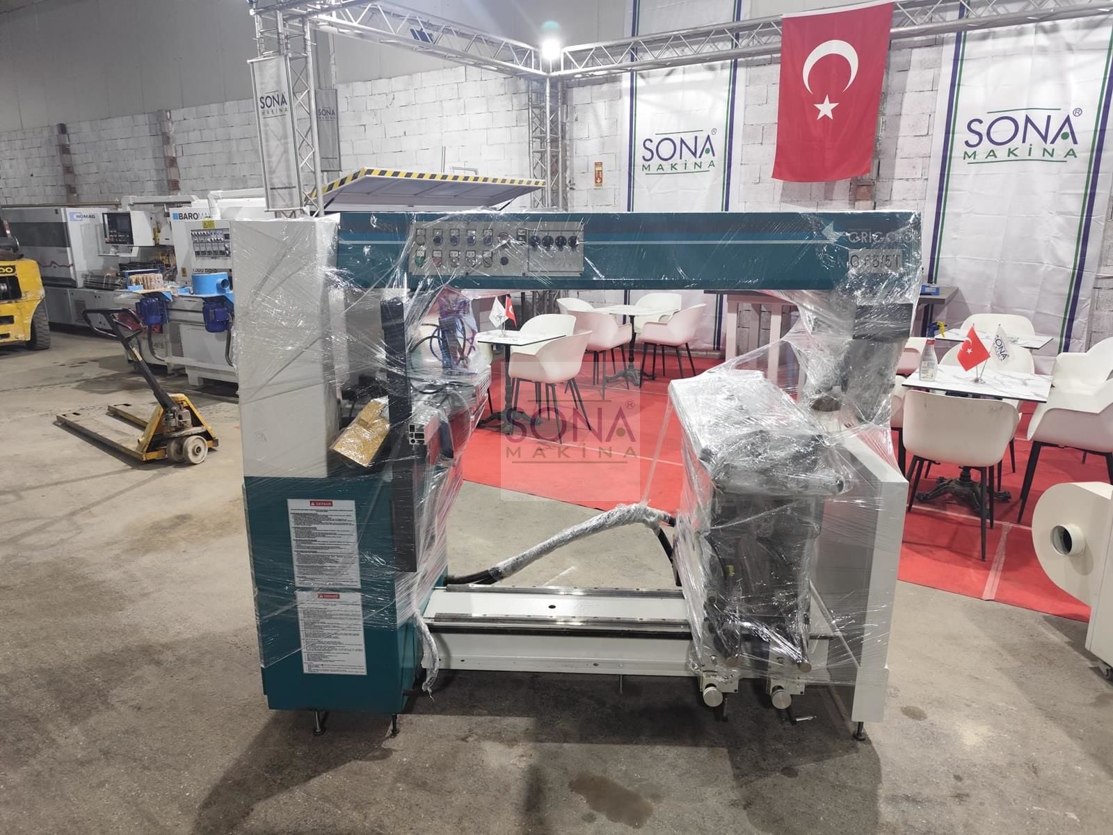 Griggio G65/5T Çoklu Delik Makinası  3 Kafa (2009)