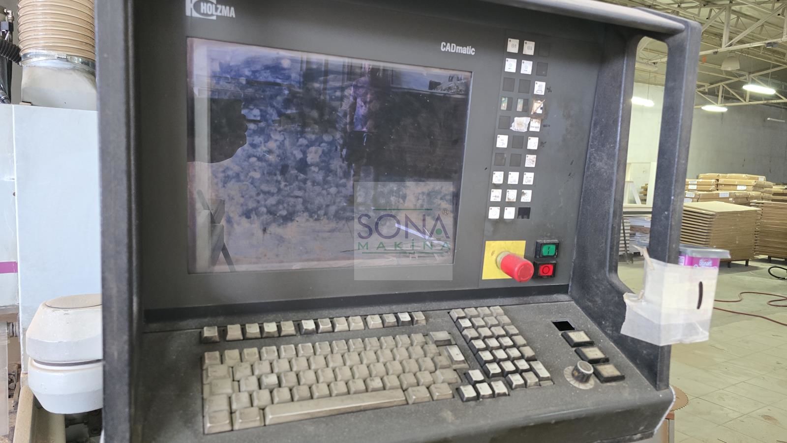 Holzma Optimat HPP 11/43/43 Panel Ebatlama Makinesi (2003)Yandan Asansör