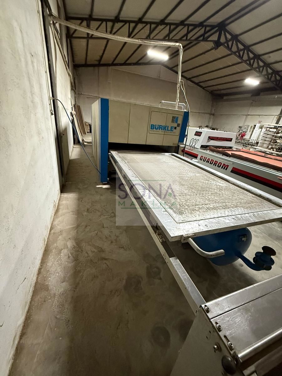 Burkle TYPE M8 Membran Vakum Pres 2 Tabla 1400x2420 (2005)