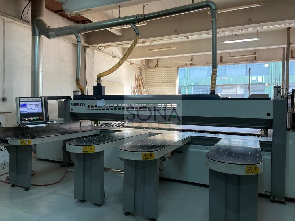 BIESSE Selco WNT 750 Twin Pusher Asansörlü Panel Ebatlama Makinesi (2014) İLK EL