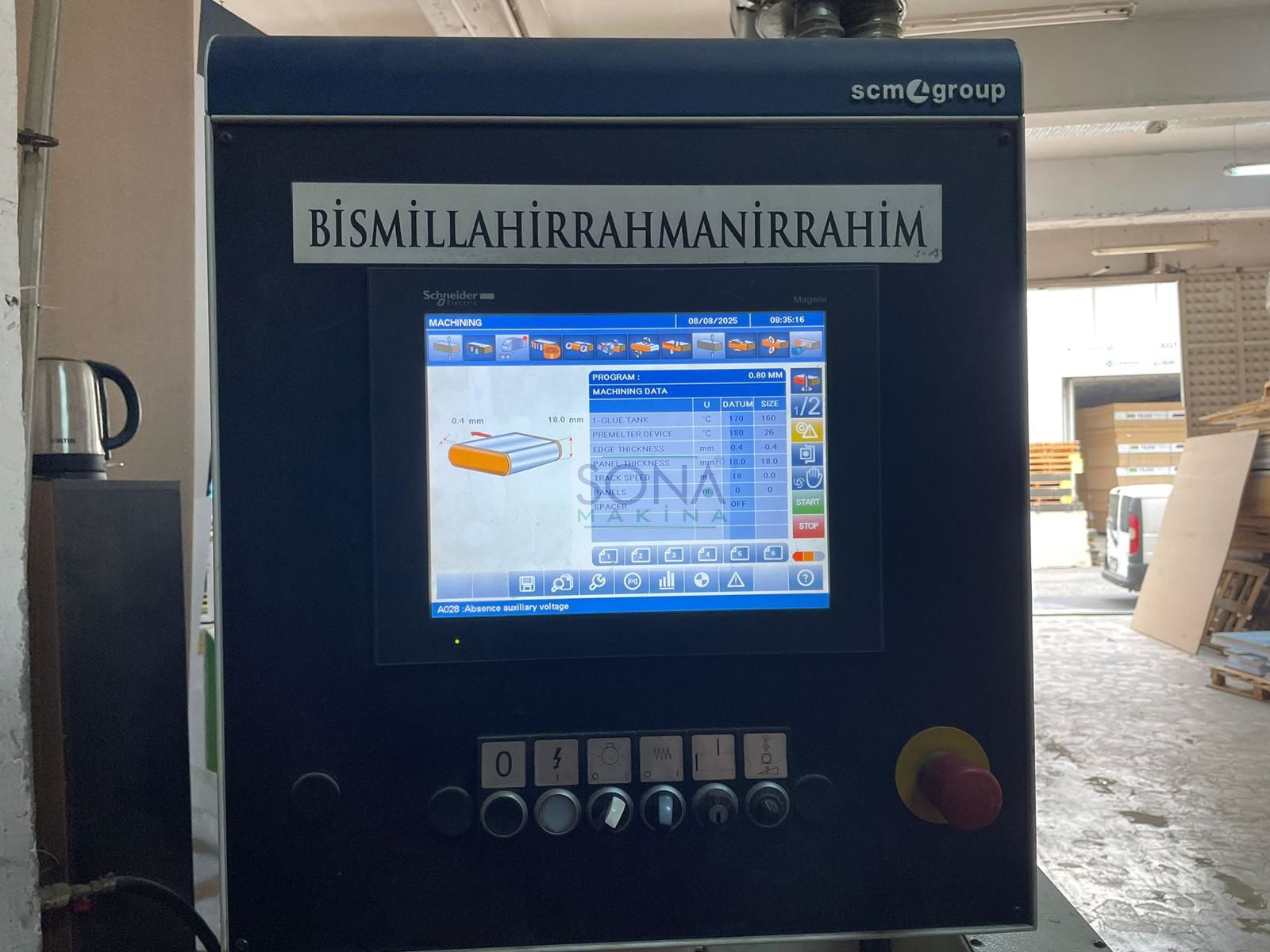 SCM Stefani Solution MD Kenar Bantlama Makinesi (2017) İLK EL