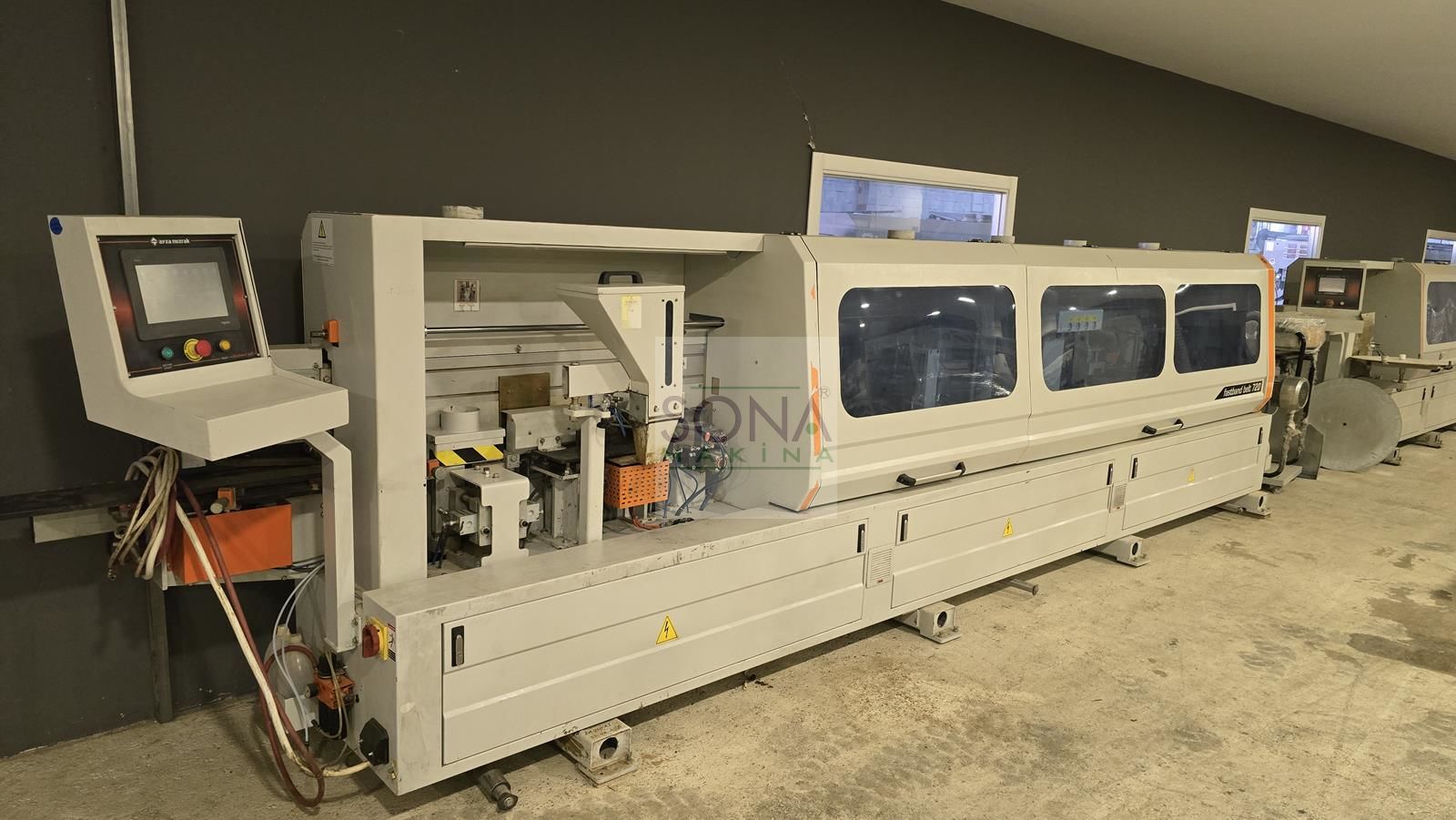 Ayza Mızrak Fastband Beld 720 Kenar Bantlama Makinesi (2017) Kayışlı + FULL (İLK EL)