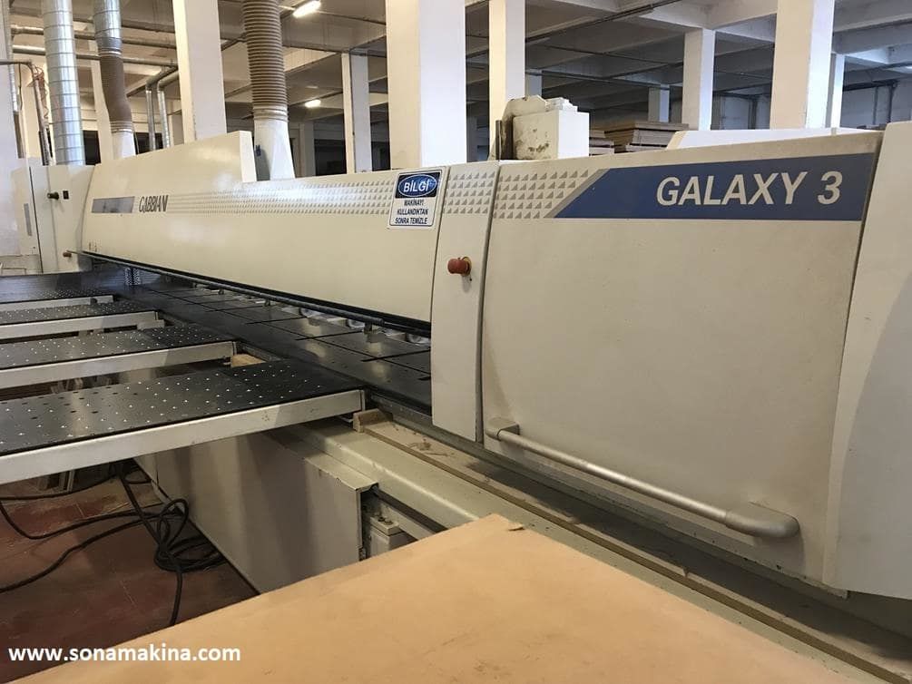 Gabbiani Galaxy T3 130 Asansörlü Panel Ebatlama Makinesi (2010) İLK EL
