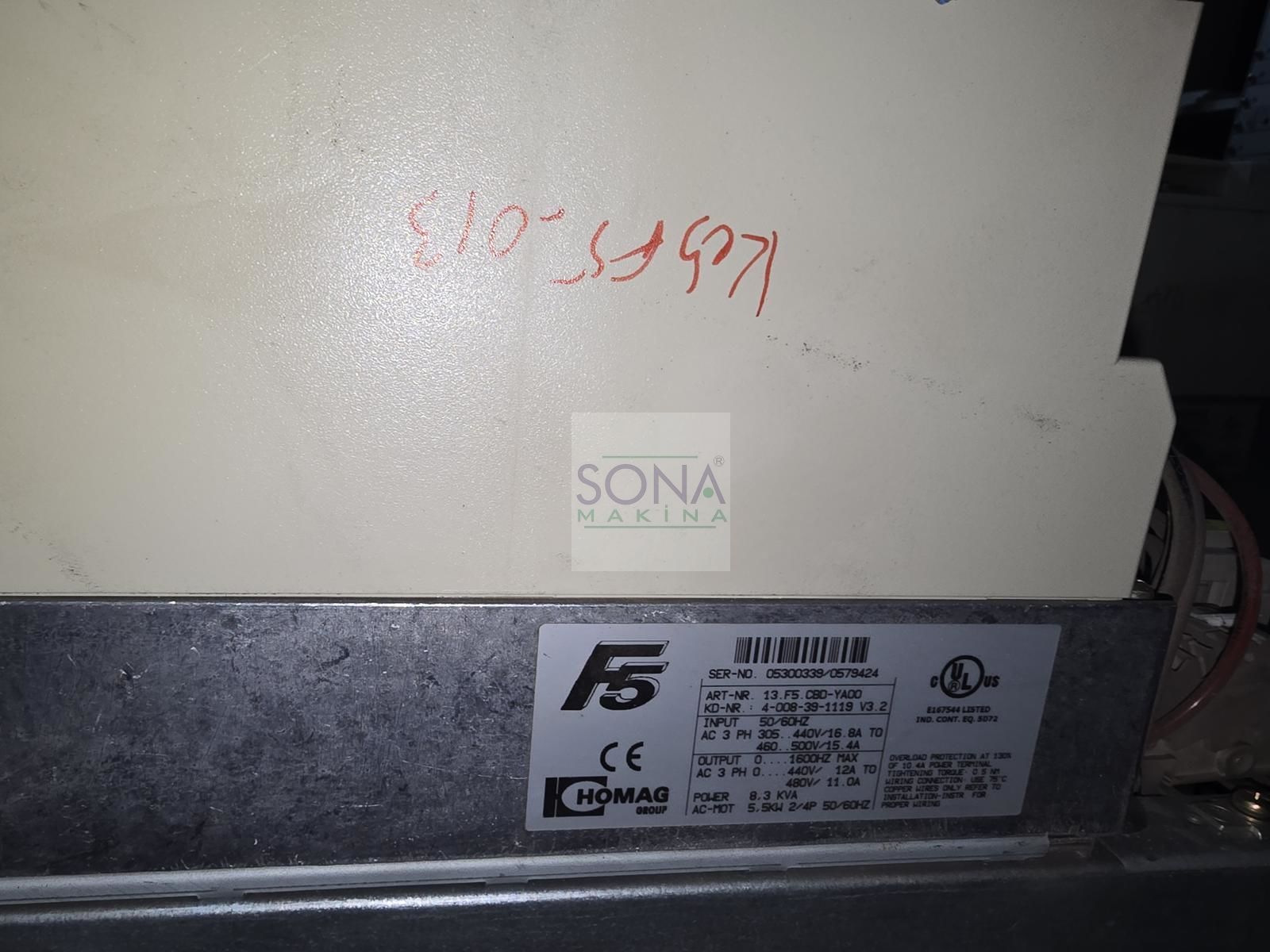 Keb F5 Frekans inverter 5,5 Kw (Sürücü) 13.F5.CBD-YA00