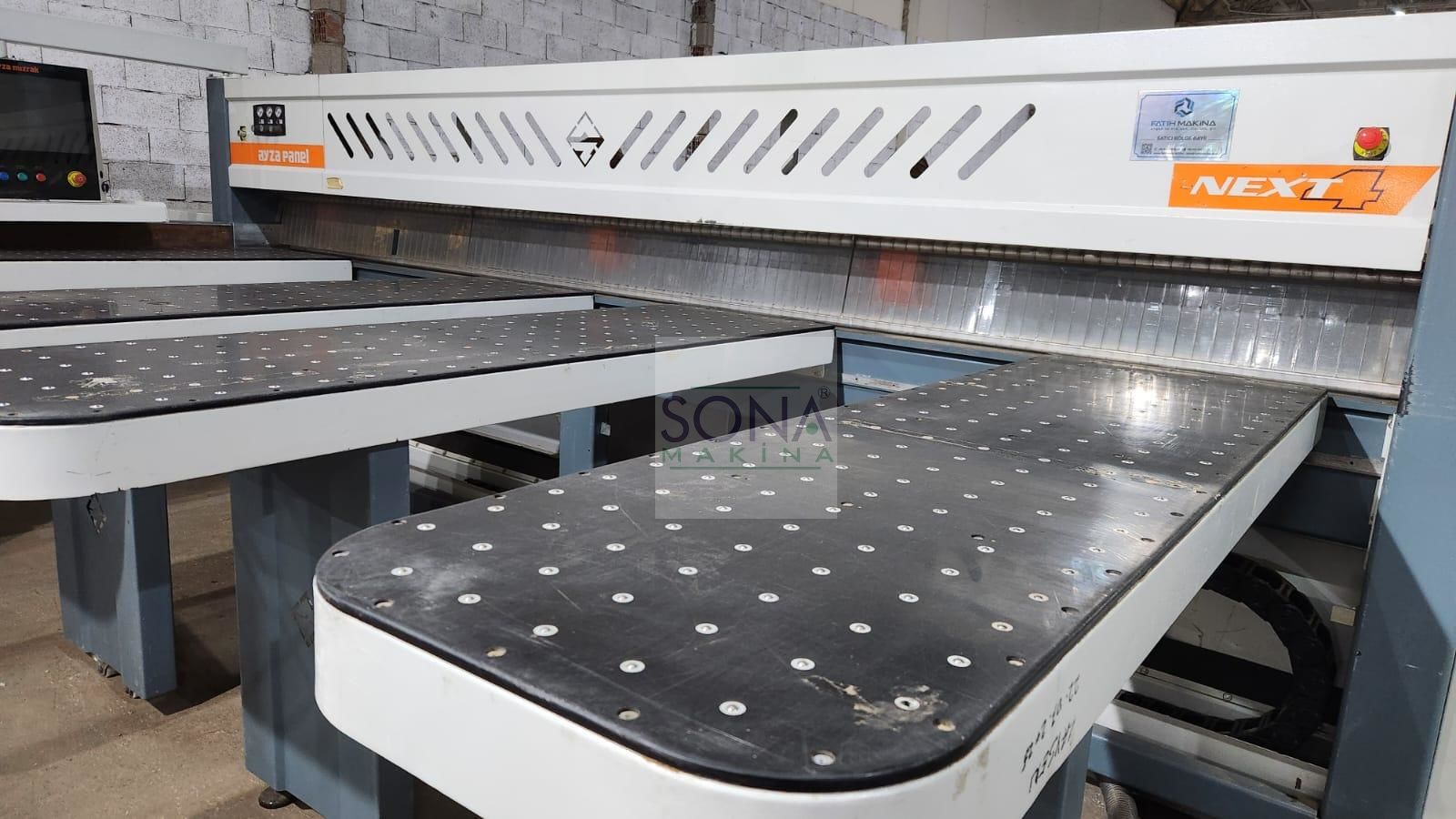 Ayza Mızrak Next 4 Panel Ebatlama Makinesi 4 Keser (2016)