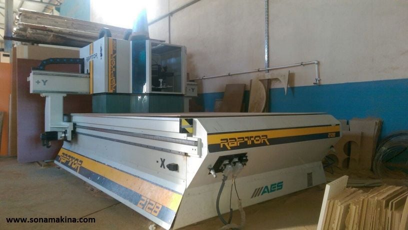 AES RAPTOR 2128 DÜZ TABLA CNC (DELİK GRUPLU) (2012)
