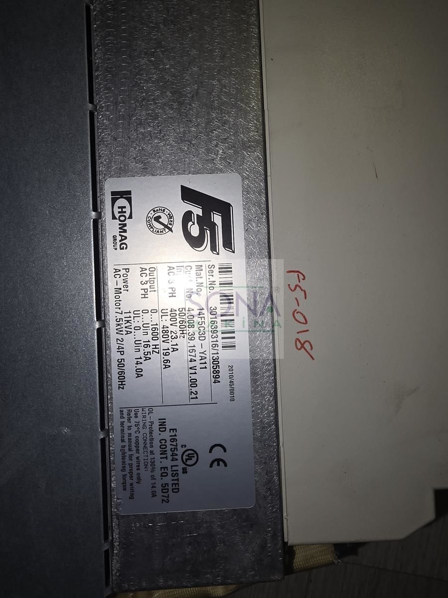 Keb F5 Frekans inverter 7,5 Kw (Sürücü) 14.F5.C3D-YA11