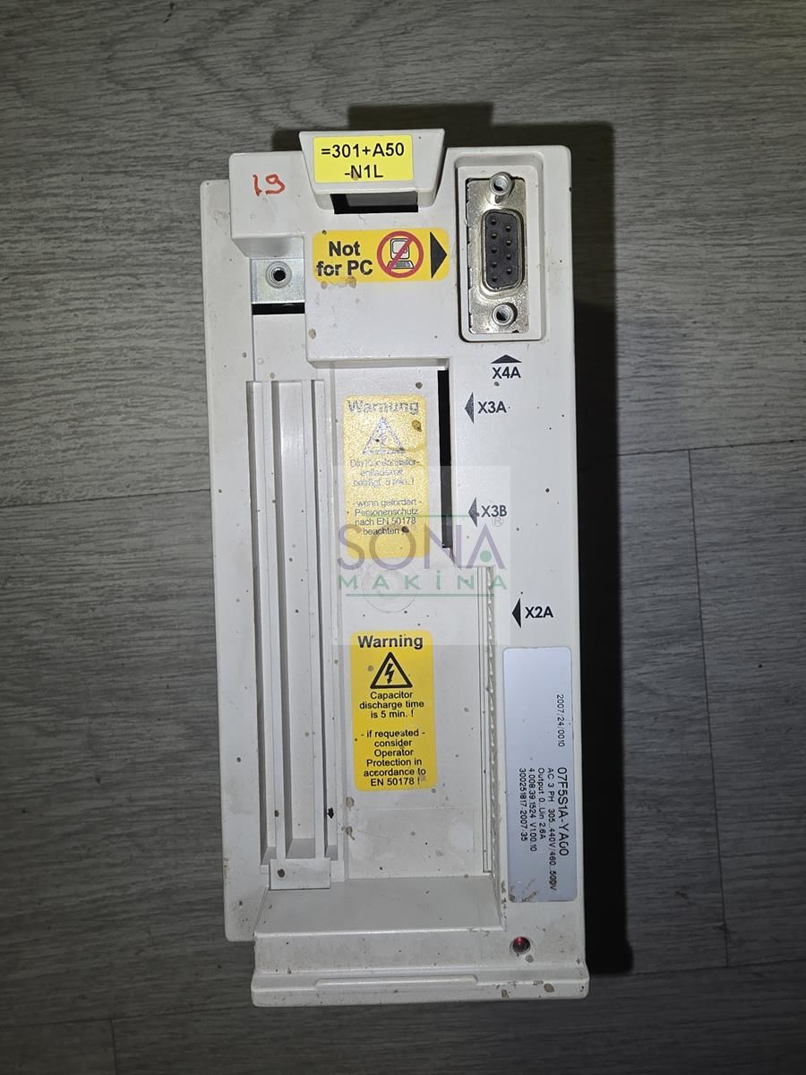 Keb F5 Frekans inverter 0,75 Kw (Sürücü) 07.F5.S1A-YA00