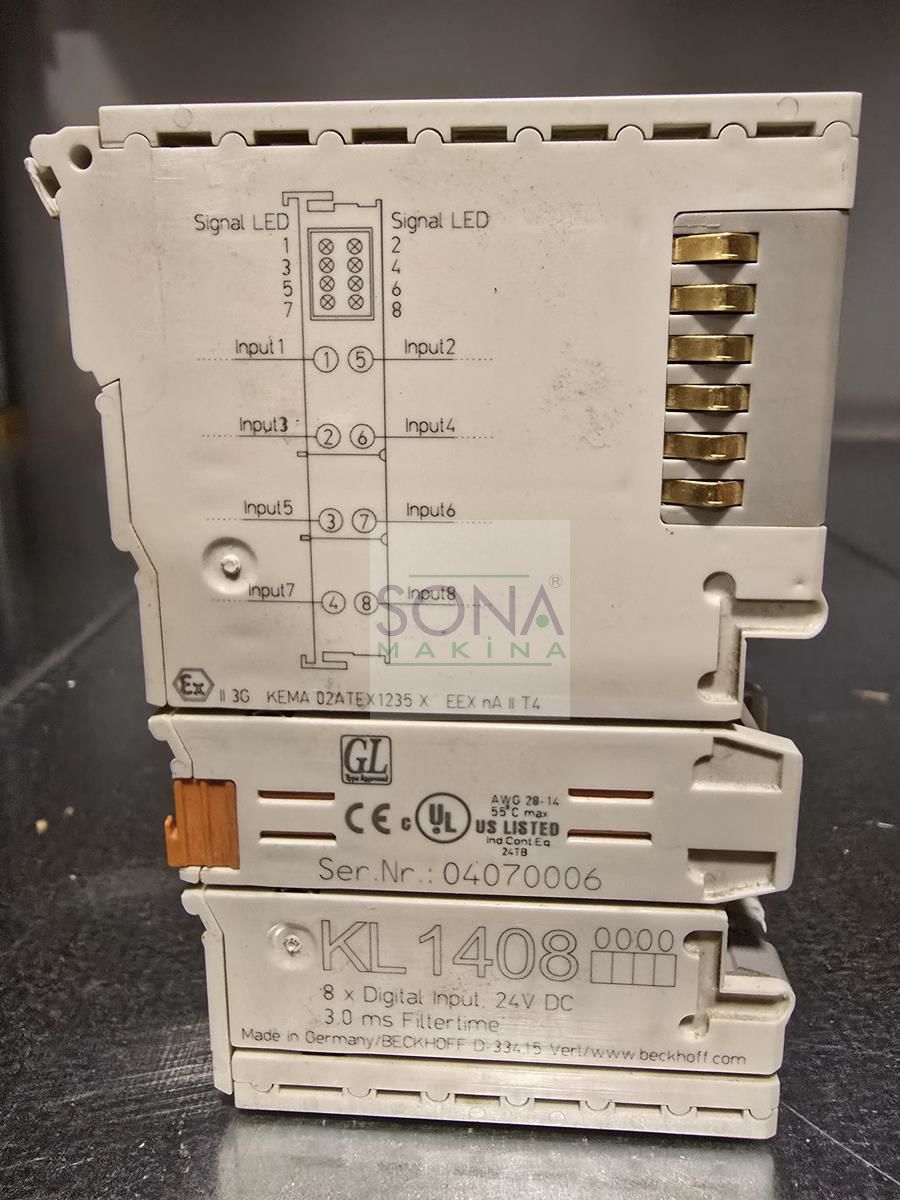 Beckhoff KL 1408 8x Digital input 24V DC