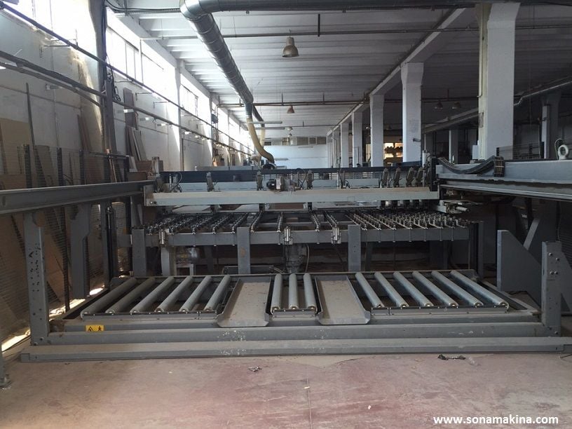 BIESSE Selco WNT 730 Twin Pusher Asansörlü Panel Ebatlama Makinesi (2013) İLK EL