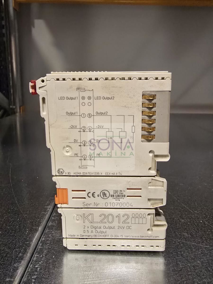 Beckhoff KL 2012 2x Digital Output 24V DC