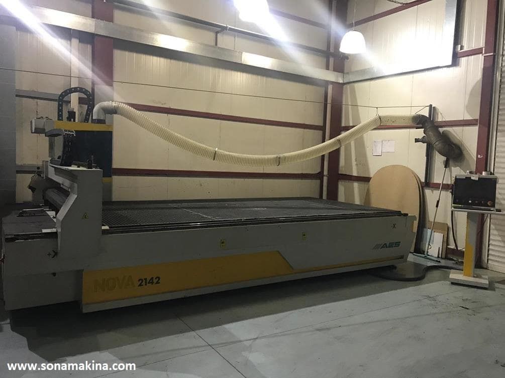 AES Nova 2142 Flat Düz Tabla Cnc  (2017) İLK EL