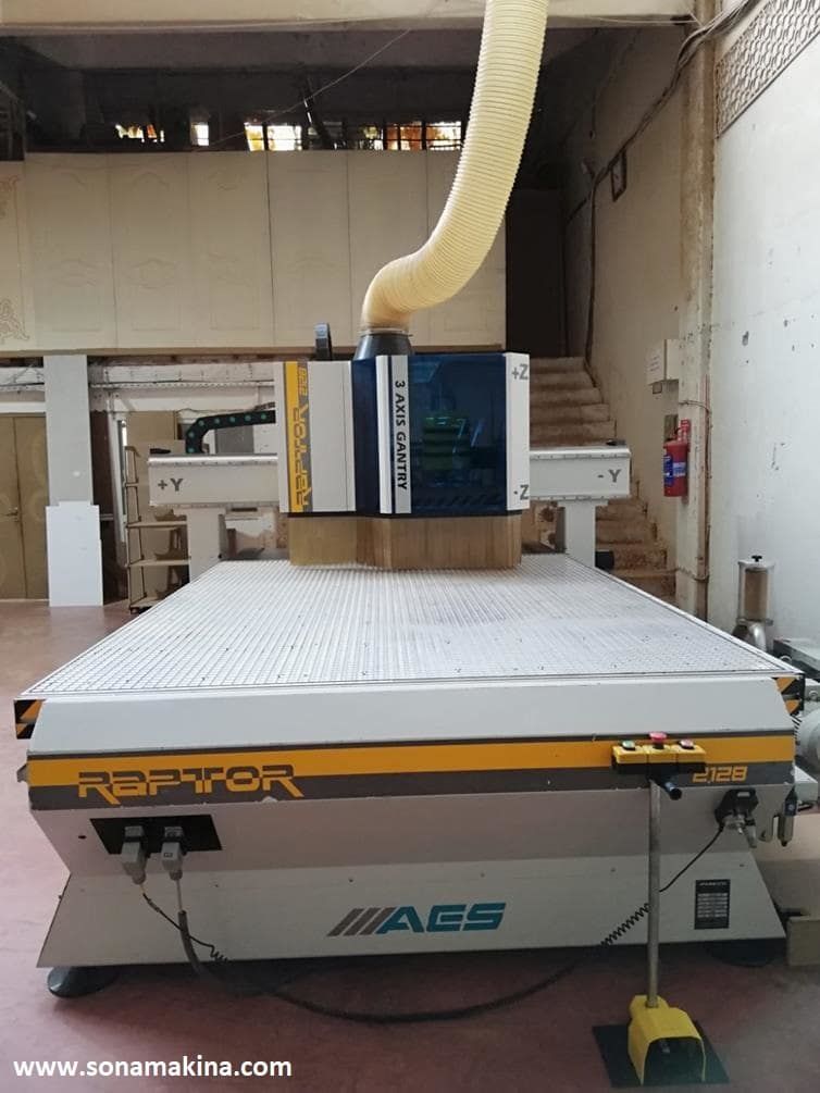 AES Raptor 2128 Flat Düz Tabla Cnc  (2013) İLK EL
