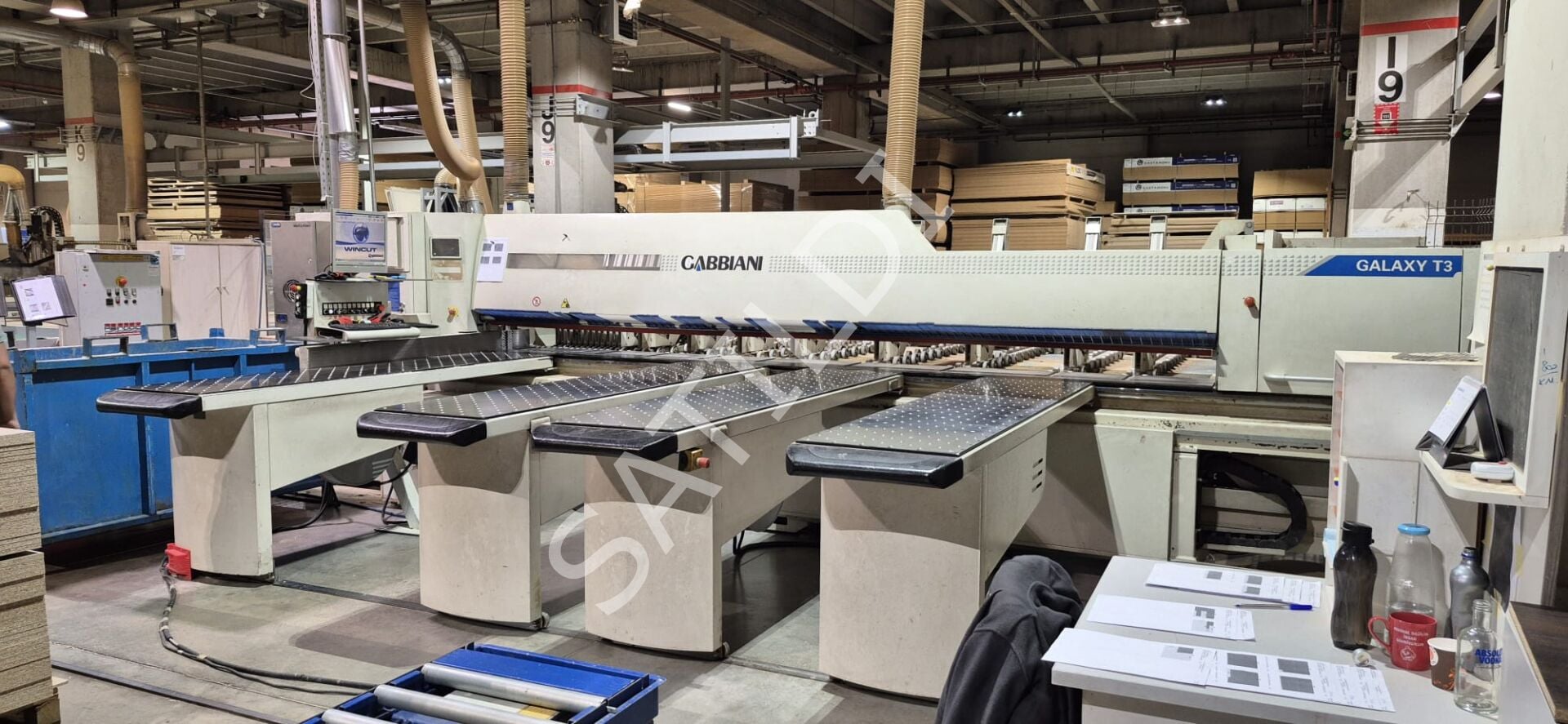 Gabbiani Galaxy T3 110 Twin Pusher Asansörlü Panel Ebatlama Makinesi (2010) İLK EL