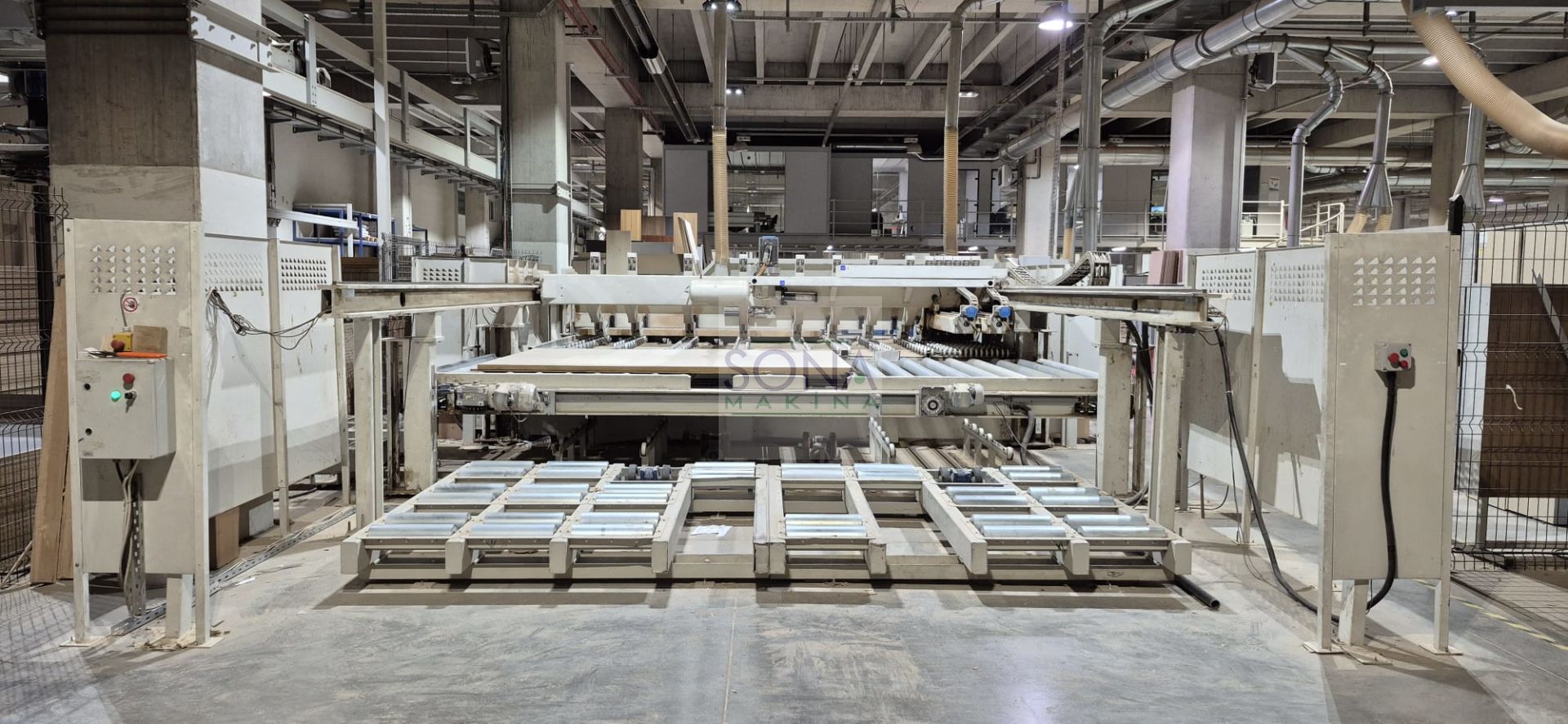 Gabbiani Galaxy T3 110 Twin Pusher Asansörlü Panel Ebatlama Makinesi (2010) İLK EL