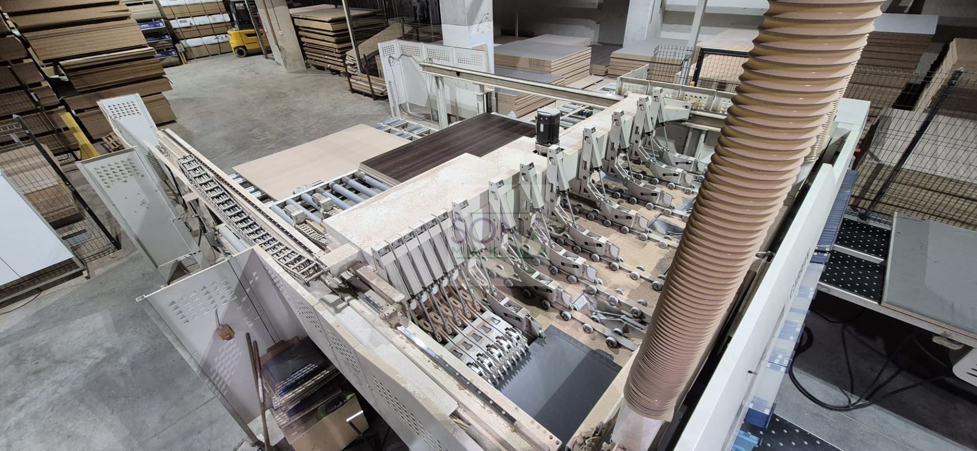 Gabbiani Galaxy T3 110 Twin Pusher Asansörlü Panel Ebatlama Makinesi (2010) İLK EL