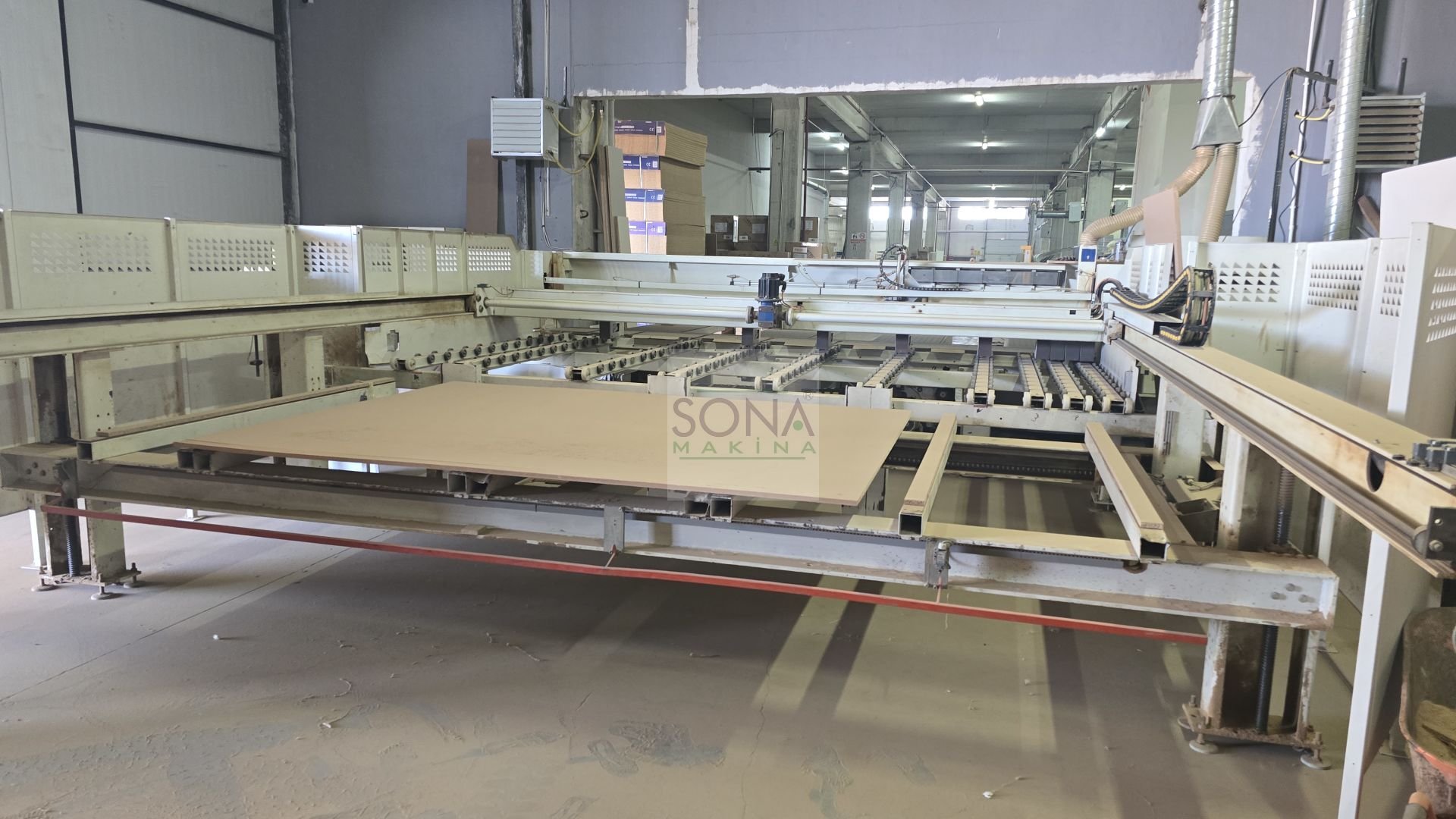 Gabbiani Galaxy 105 T BR Asansörlü Panel Ebatlama Makinesi (2007)