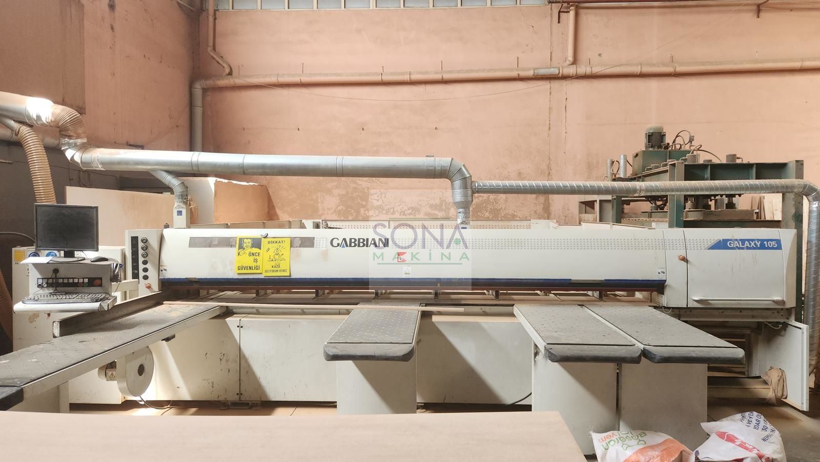 GABBIANI Galaxy 105 Panel Ebatlama Makinesi (2007)