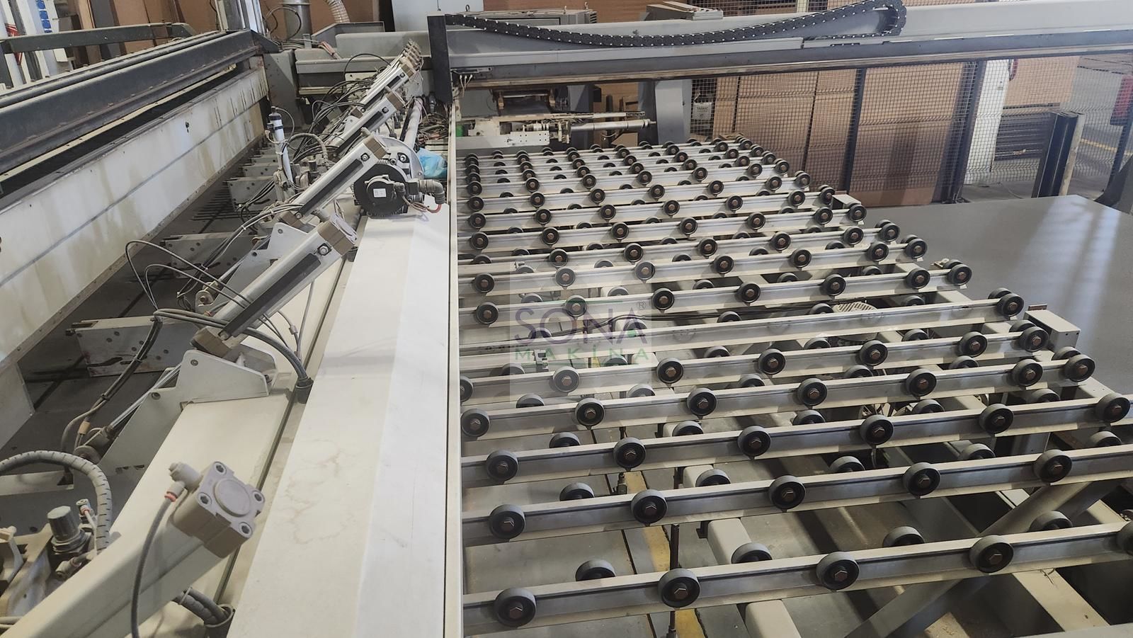 BIESSE Selco WNT 750 Twin Pusher Asansörlü Panel Ebatlama Makinesi (2011) İLK EL