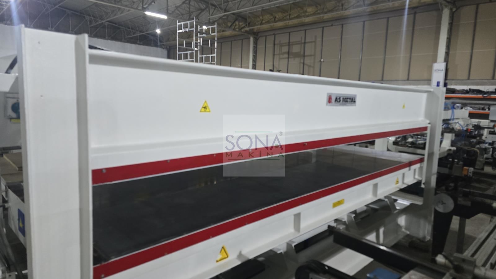 As Metal Tetragon Sıcak Laminant Presi 3800x1500