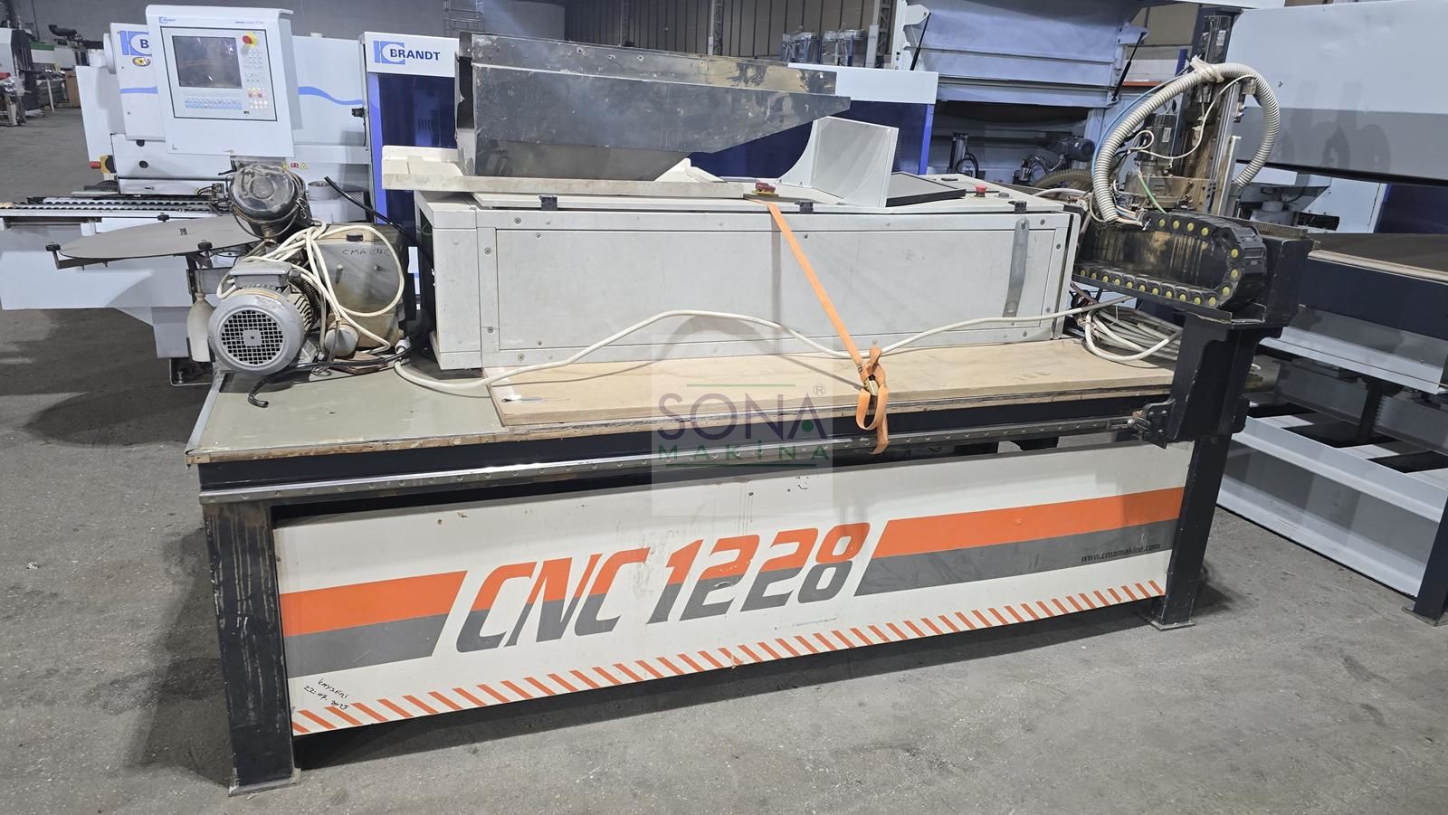Cma 1228 Düz Tabla Cnc Makinesi (İLK EL)