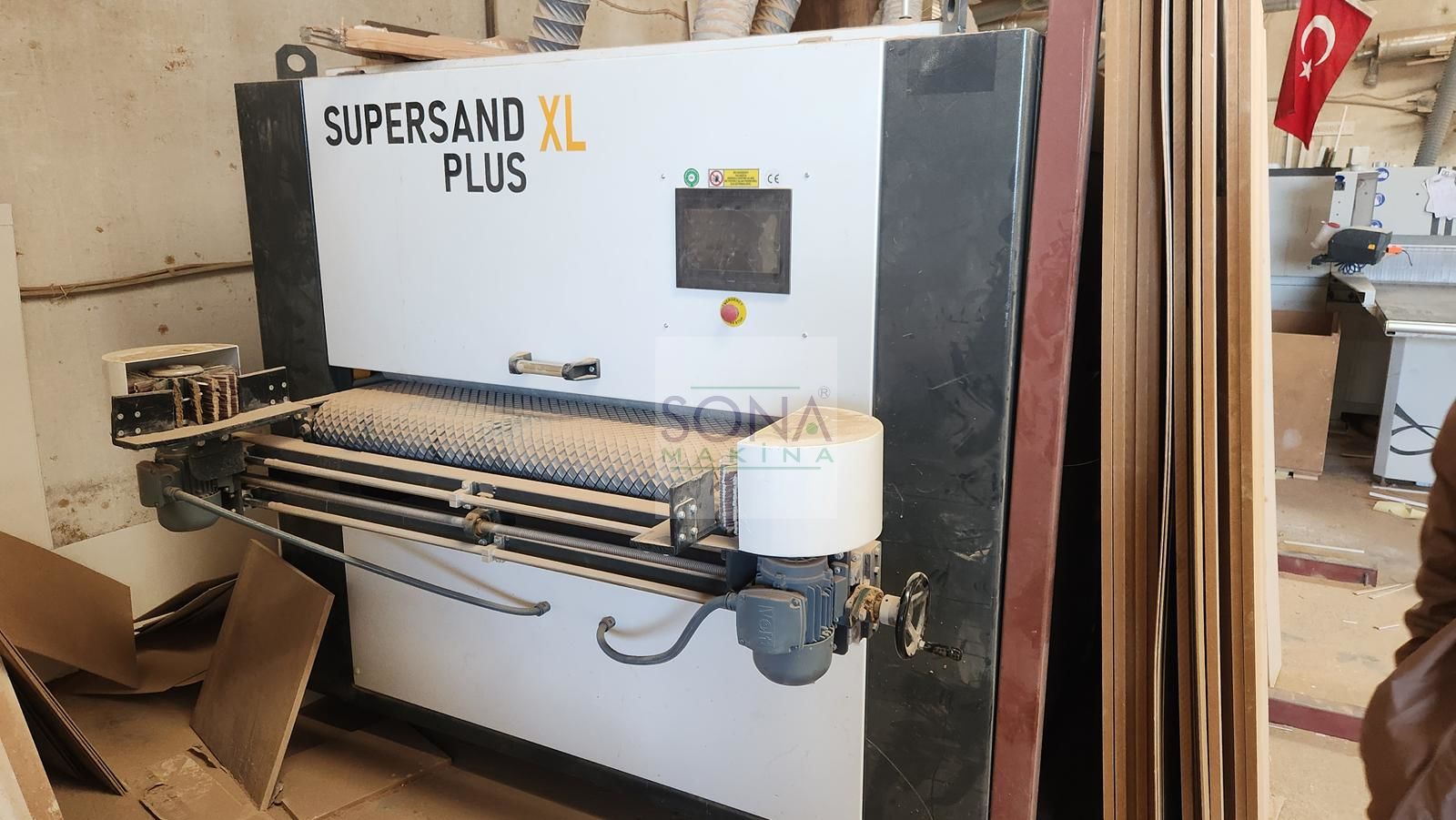 Mısırlı Supersand XL Plus Zımpara Makinesi (2024)  İLK EL