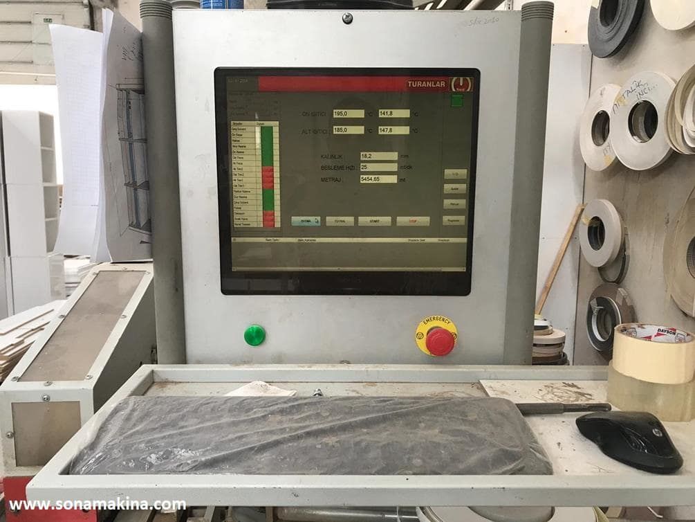 TURANLAR T-EB 701 Kenar Bantlama Makinesi (2013) İLK EL