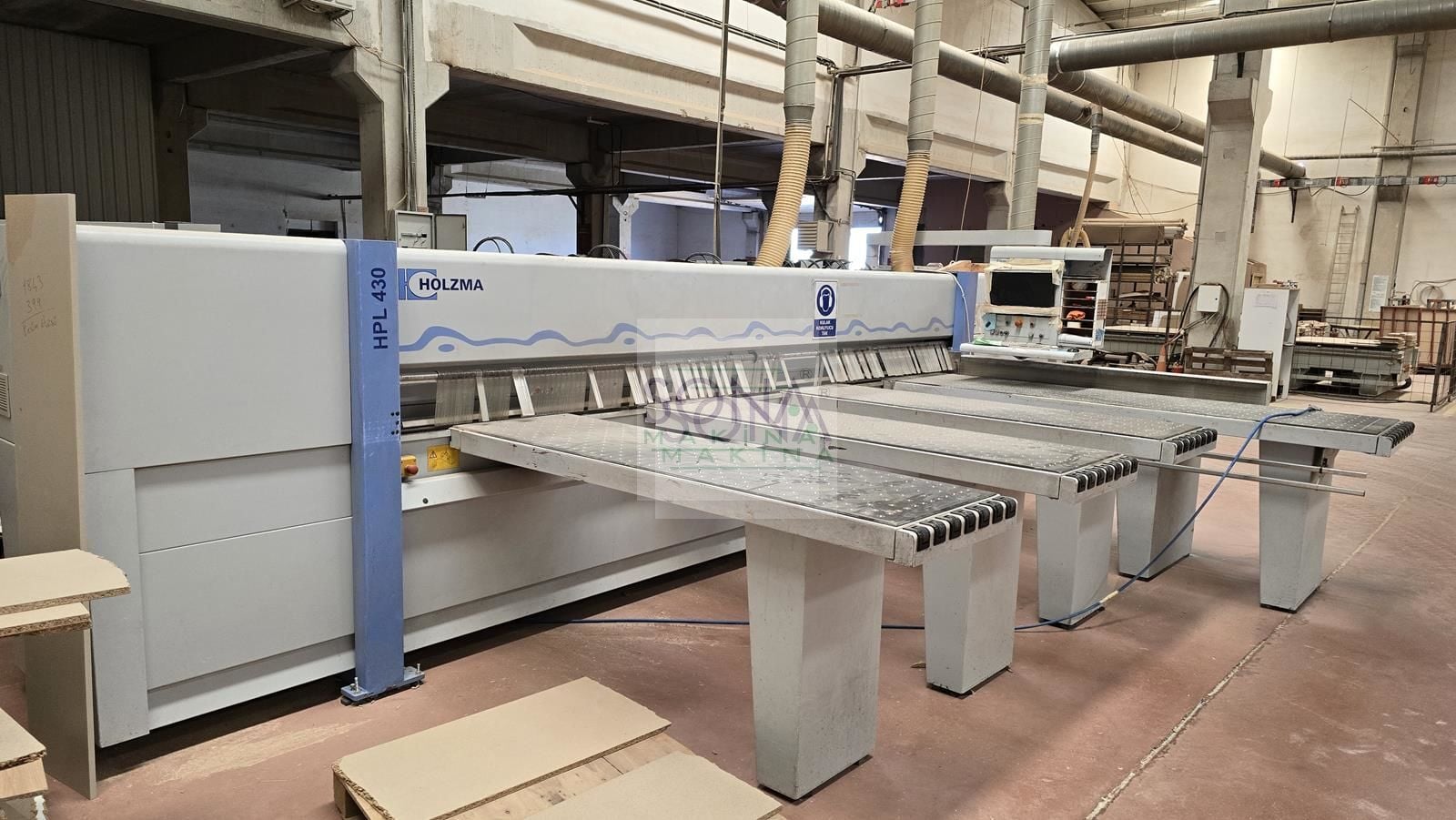 Holzma Optimat HPL 430/43/22 Asansörlü Ebatlama Makinesi (2011) İlk EL(Kopya)