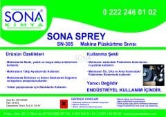 SN-305 Sona Sprey Parke Hattı Yastık İzi Önleme Sıvısı