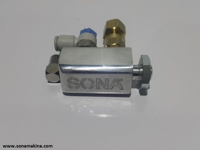 Solvent Püskürtme Nozzle Kafası