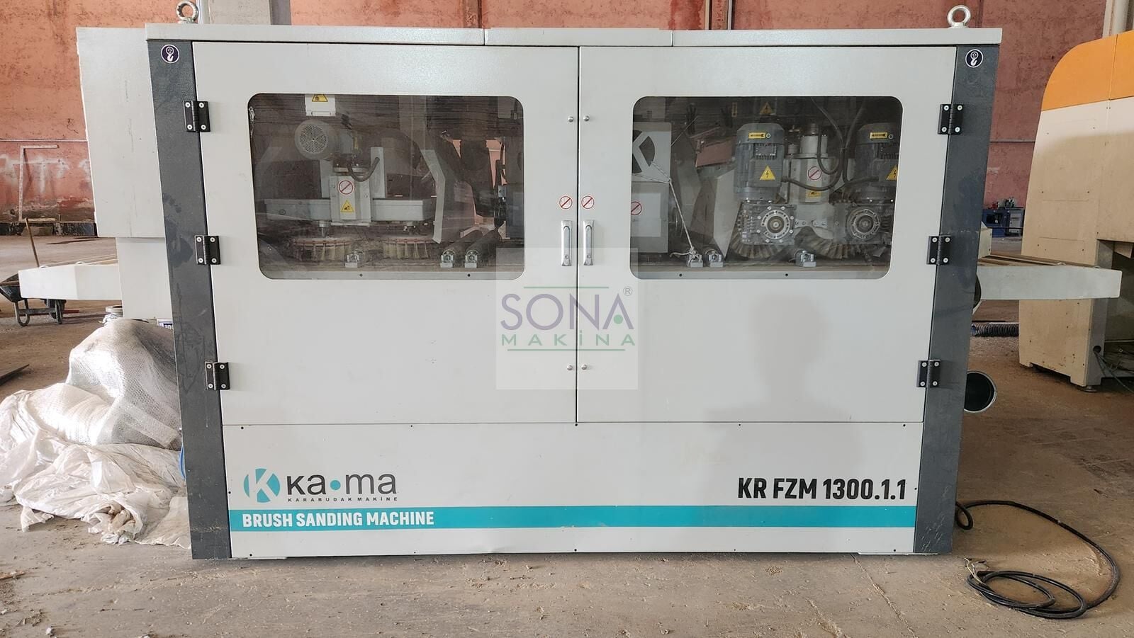 KAMA KR FZM 1300.1.1 Ahşap Yüzey Zımpara Makinesi (2023) İLK EL