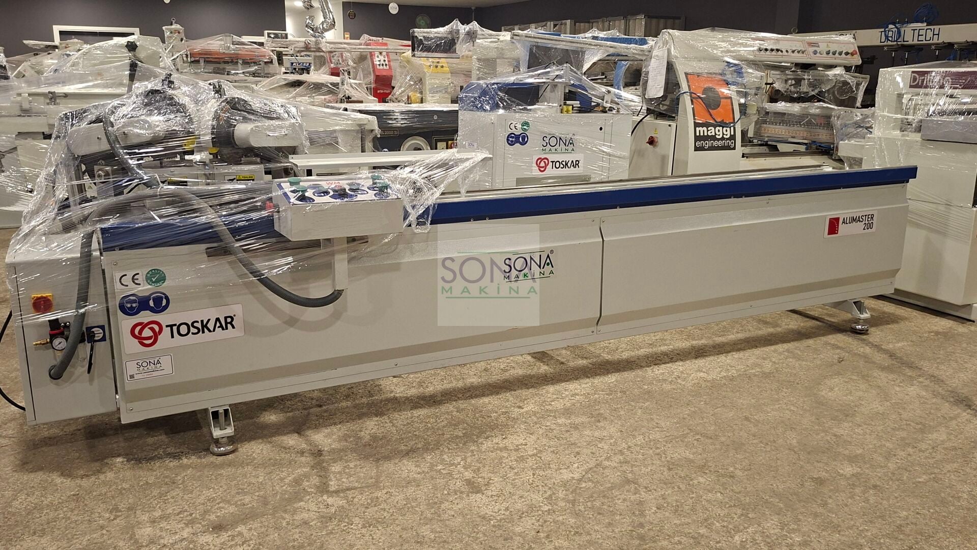 Toskar Alumaster 200 Aluminyum Gönye Kesme Makinası (2026)