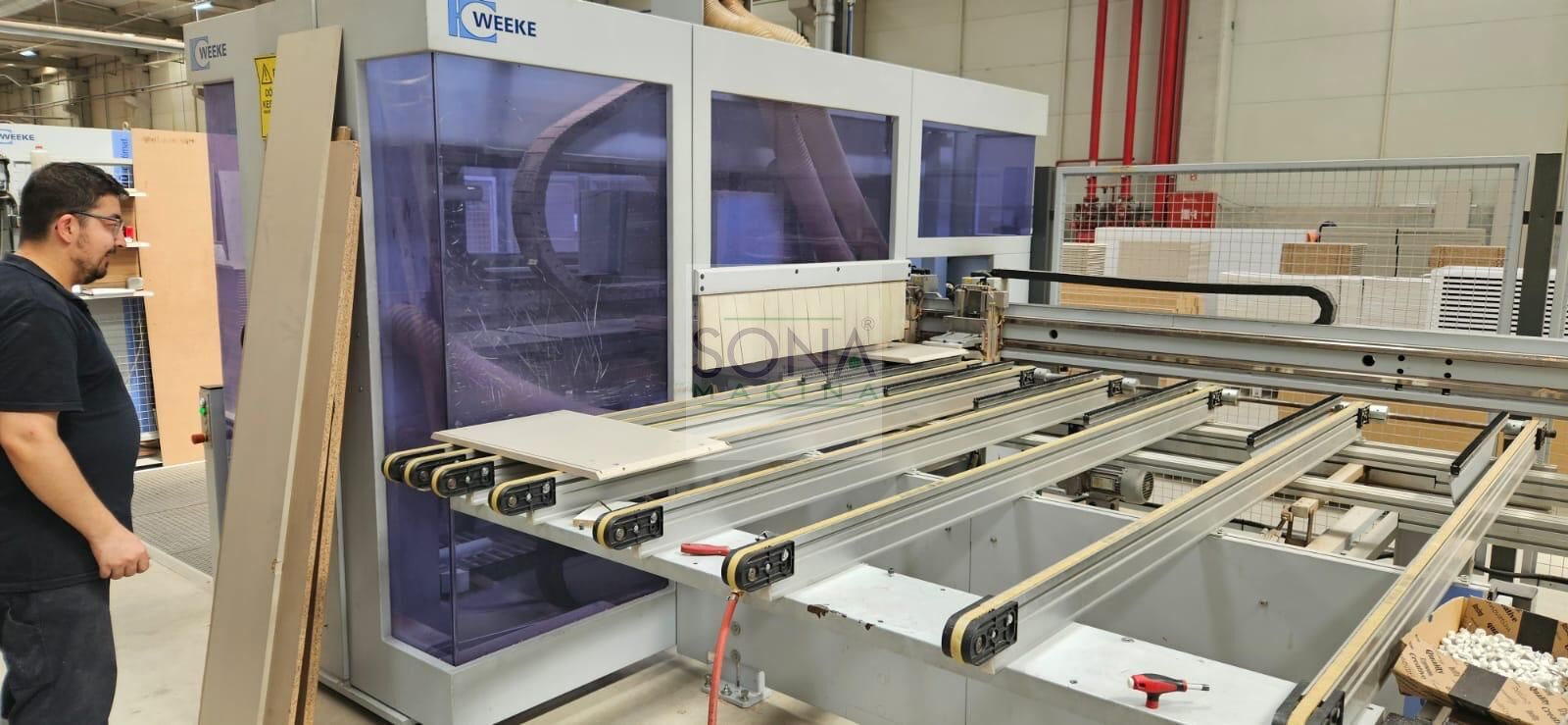 Weeke Optimat BHX 500 Çoklu Delik Cnc (2014)