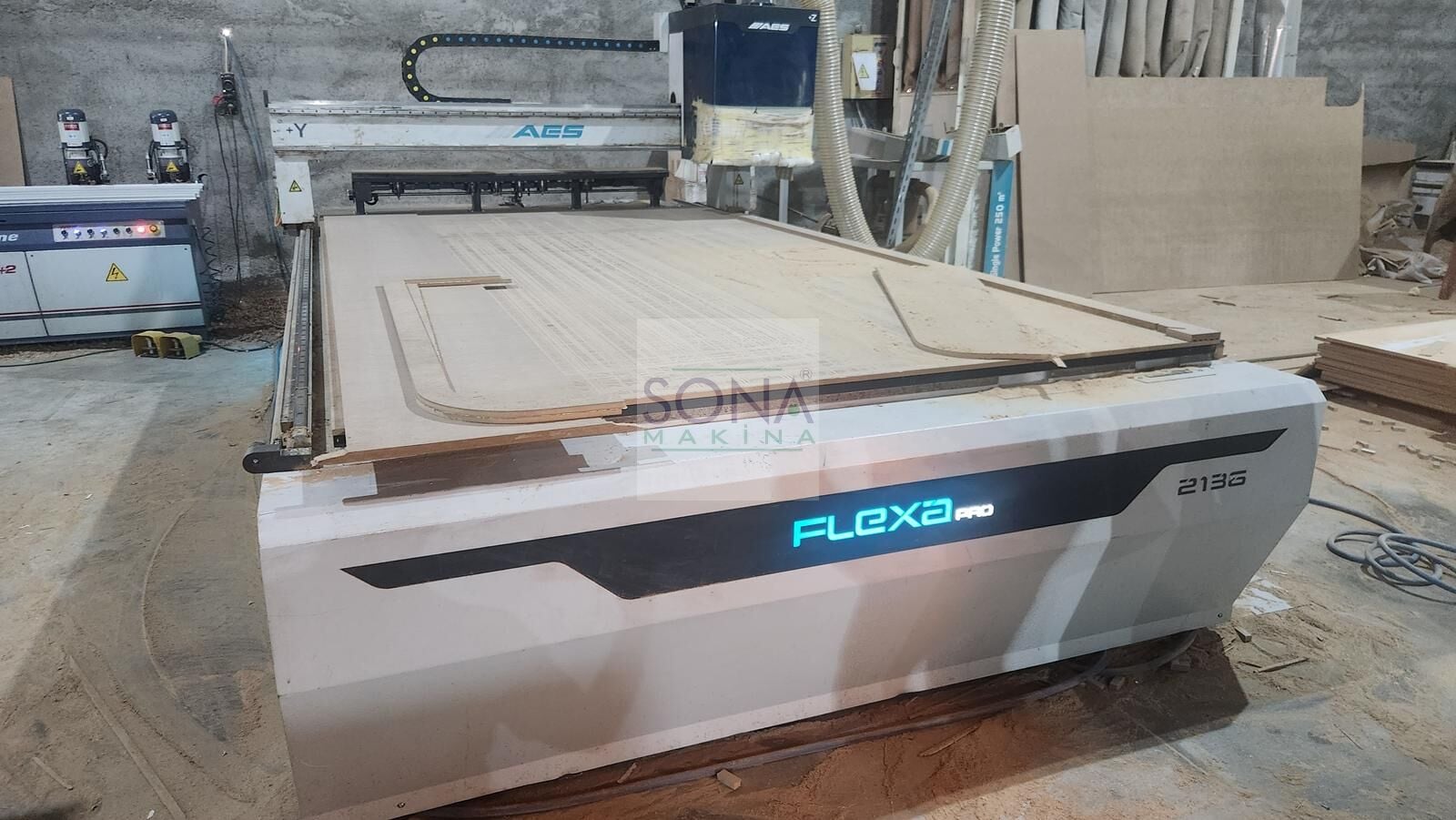 Aes Flexa Pro 2136 Flat Düz Tabla Cnc (2021) İLK EL