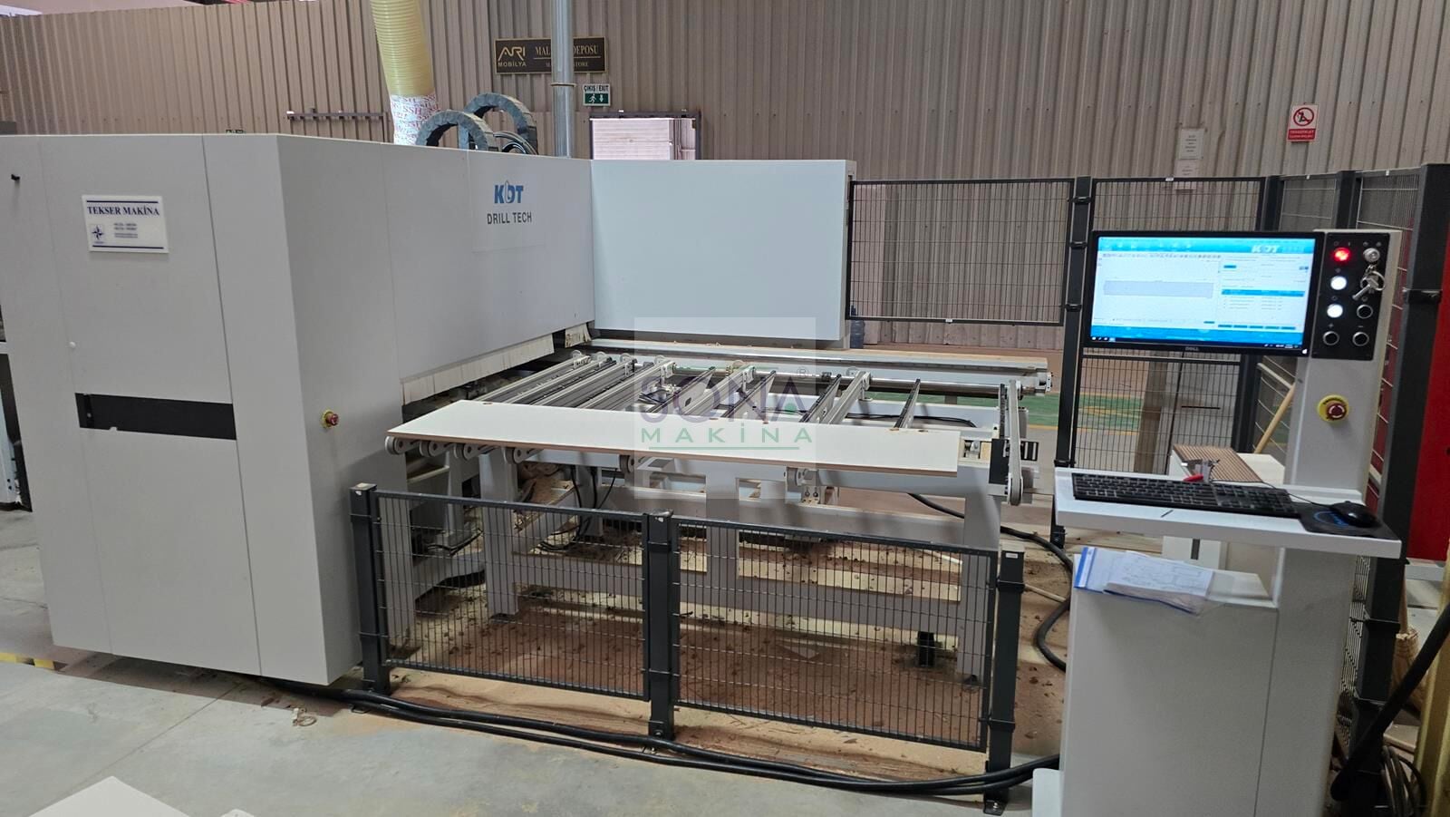 Kdt Drilltech KD-612K Cnc Delik Makinesi 1+1 (2022) İLK EL