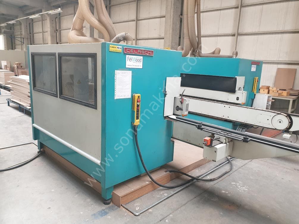 CELASCHI TSA 320 DS Dopel Ebatlama Makinesi 4+4 (Bıçaklar Dia)