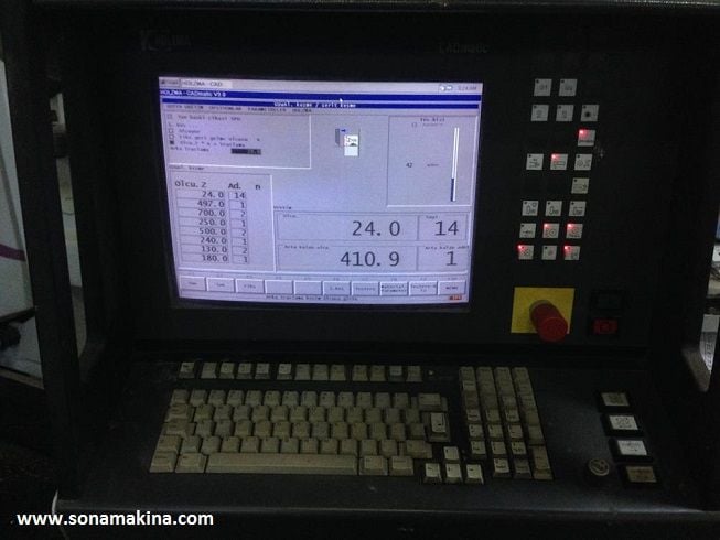 HOLZMA OPTIMAT HPP 8243 PANEL EBATLAMA (2002)