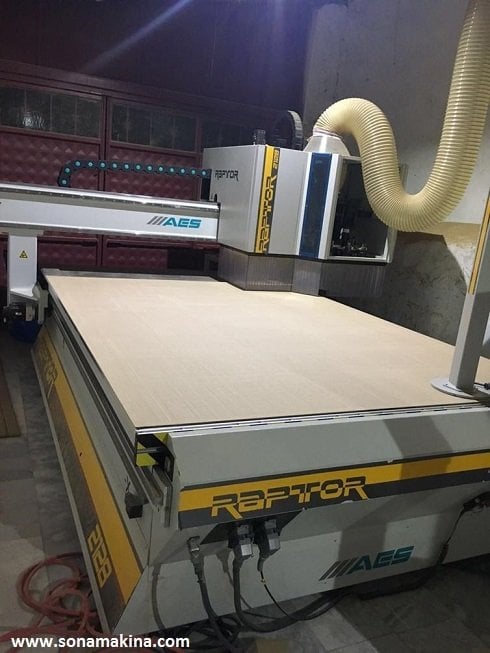 AES RAPTOR 2128 DÜZ TABLA CNC (2016)