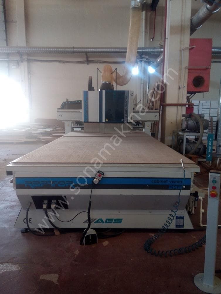 AES Raptor Cabinet Vision 2142 Flat Düz Tabla Cnc  (2017) Delik Gruplu (İLK EL)